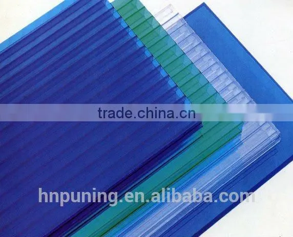 Ten Years Warrenty Waterproof Plastic Polycarbonate pc Hollow Sheet for Greenhouse/roofs/walls photo-4