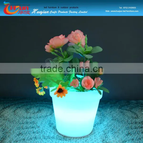 Battery Power Flowerpot/rechargeable Lighting Planter photo-2