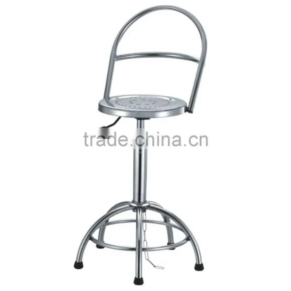 Stainless Steel Lab Stool With Backrest photo-4