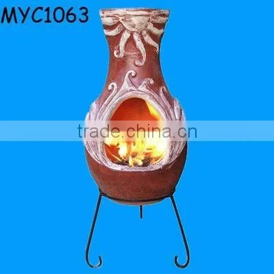 Good Quality Unique Outdoor Terracotta Chimney Firepit