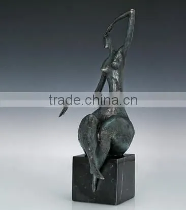 Bronze Fat Lady Living Home / Hotel Morden Decoration Bronze Sculpture photo-3