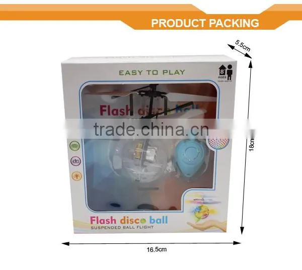 Auto Induction Luminous Microlight Light Aircraft Flying Ball Helicopter photo-4
