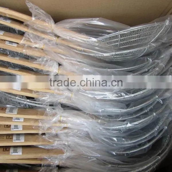 Hot Sale Stainless Steel/zink Plated Metal Noodle Skimmer With Bamboo Handle photo-5