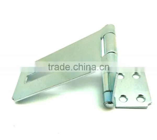 Popular 4" Garage Door Steel Padlock Clasp Hasp and Staple, Regular Hasps and Staple photo-3