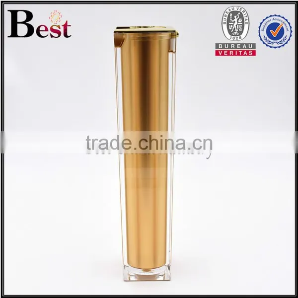 50ml Gold Acrylic Spray Pump Bottle Luxury Pump Pressure Spray Bottle for Lotion photo-2
