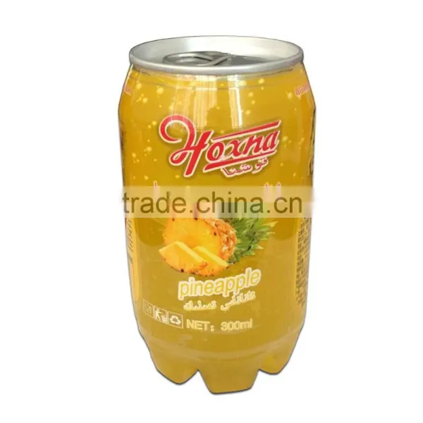 300ml PET Canned Fruit Flavor Soda Drink With Carbonate photo-5