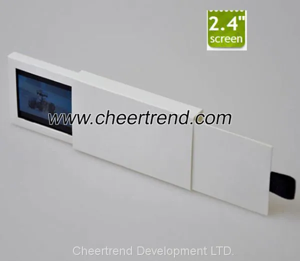 Mini USB 2.4'' Inch Lcd Video Business Brochure With 128M Memory Sensor Switch photo-3