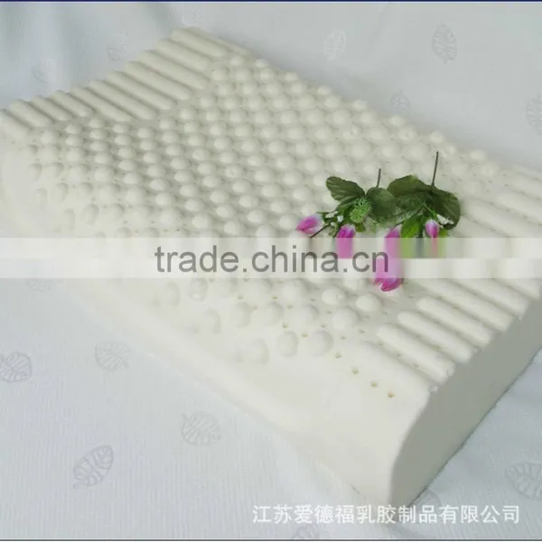 Portable Natural Latex Neck Massage Pillow photo-3