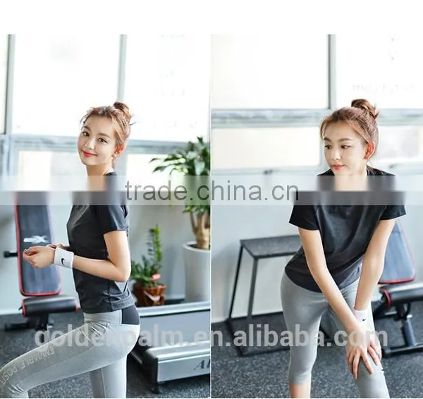 Short Sleeve Contrast Color Extended t Shirt Wholesale photo-3