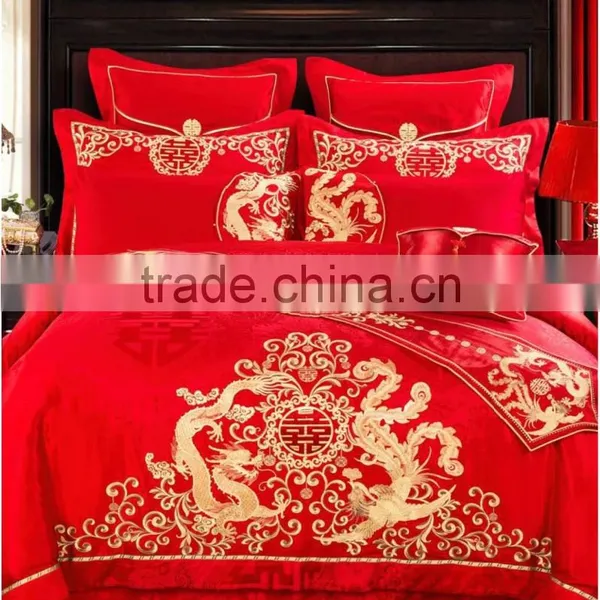 Wholesale Home Sense Comforter Hot Sale Classical Design Hypoallergenic Hotel 100% Cotton Wedding Bedding Set photo-2