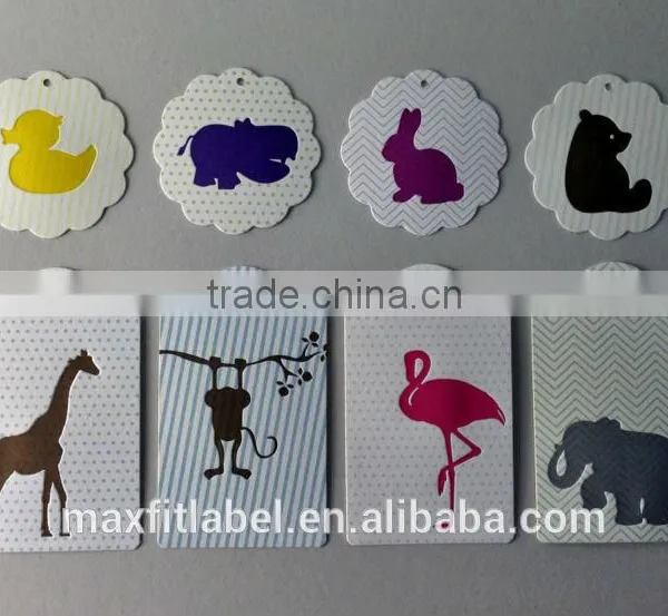 2017 China Factory Price Custom Printing Jeans Paper Hang Tag photo-6