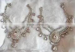 Anklets PAYAL CRYSTAL TOE RING BAREFOOT SANDAL photo-2