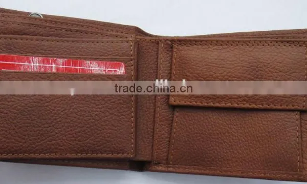 Fashion Black Brown Napa Genuine Leather Purse Wallet Money for Men photo-5