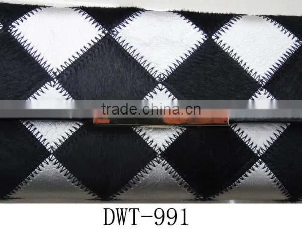 Hot Lady Genuine Leather Wallet With Horse Hair photo-3