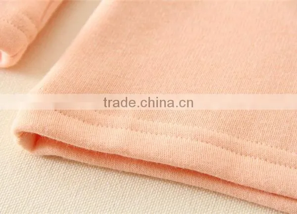 Factory In-stock Supply Solid Colors Undershirts Long Sleeves Girl Undershirt Floral Appliqued Girls Cotton Eco-friendly Clothes photo-4