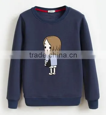 Customized Design Catoon Crewneck Pullover Fleece TC65/35 Cheaper Hoodies/sweatshirt photo-4