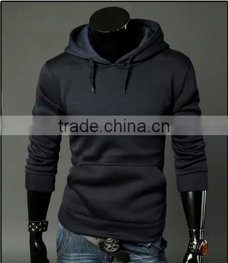 2015 New Version of the Influx of Male Simple Fashion Casual Sports Hedging Men's Clothing Hoodies Sweatshirts photo-2
