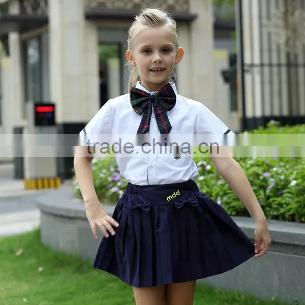 Juqian 2016 Wholesale Cheap Lovely Unisex Summer Primary Kids School Uniforms photo-2