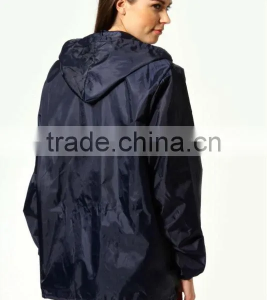 2014 Black Long Sleeve Hood Fashion Bethany Pac- A- Mac Jacket photo-2