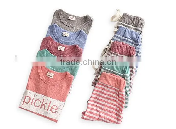 Summer Best-selling 100%cotton Printing Kids t Shirt With Pants Set photo-2