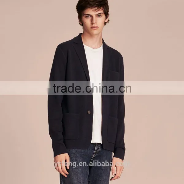 New Design Men's 100% Cashmere Cardigan Sweater photo-5