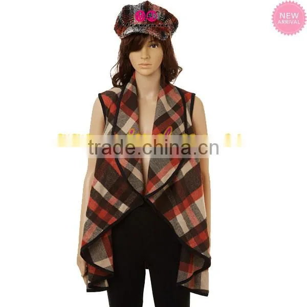 FACTORY Dazzle Tweed Wholesale Fleece Vest photo-5