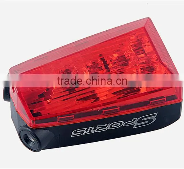 Laser Beams Bicycle Laser Tail Light Rechargeable 5 LED photo-3