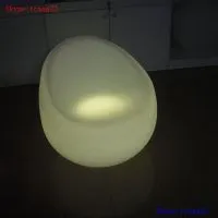 Round Sofa With Led Lights Illuminated photo-3