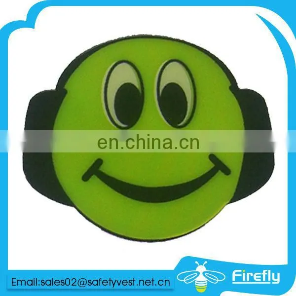 Good-looking Reflective Silicone Rubber Wrist Watch Strap