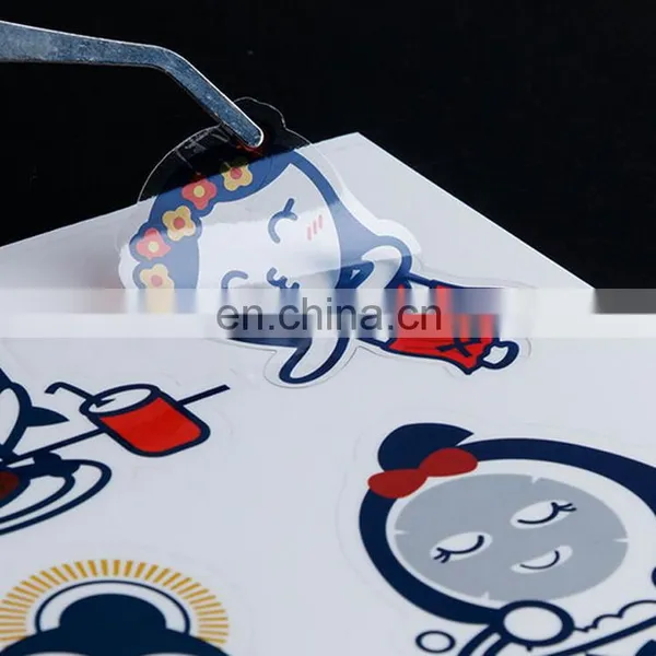 New Design PVC Transparent Car Stickers/special Shaped Transparent Labels photo-5