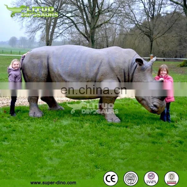Life Size Fiberglass Hippo