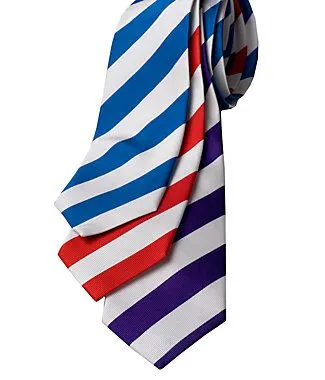 Striped Gold Mens Silk Necktie Stwill Adult