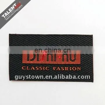 Custom Denim Clothing Brand Name Woven Label for Jeans photo-2