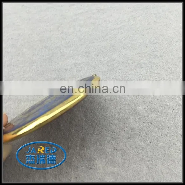 Soft Crystal Glue Aluminum Badge photo-2