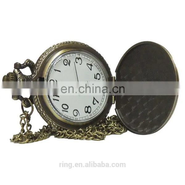 Fashion Bronze Star Trek Star Fleet Dome Bronze Quartz Pocket Watch Analog Pendant Necklace Men Women photo-6