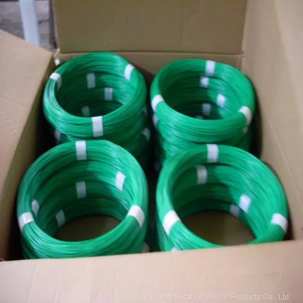 Plastic PVC PE Coated Galvanized Iron Wire for Consumer Product Packing Daily Binding photo-2