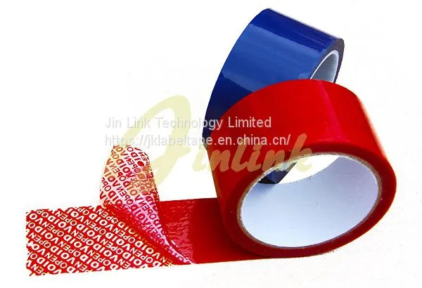 Partial Transfer Tamper Proof Security VOID Tape,Tamper Proof VOID Tape,Total Transfer Tape
