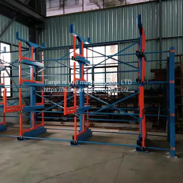 How Steel Tube in the Workshop Covers an Area of Less Neat Use Telescopic Cantilevered Steel Shelves photo-2