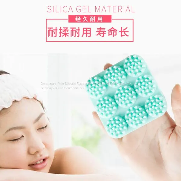 Soft Silicone Bath Shower Massage Body Cleaning Wash Shampoo Brush photo-5