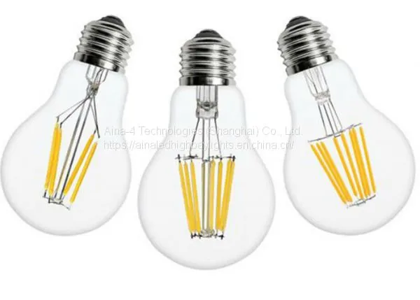 Electric Driven Filament LED Light Bulbs 220V Voltage Glass Material 2700K - 6500K photo-4