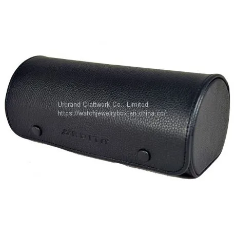 5 Slot Portable Travel Watch Box Roll Watch Bracelets Case Leather Travel Case Watch Roll for 5 Watches Customized Logo photo-3