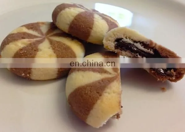 Double Filling Biscuits Encrusting Machine/ Three Color Cookies Maker Machine Manufacture OEM Welcome photo-5
