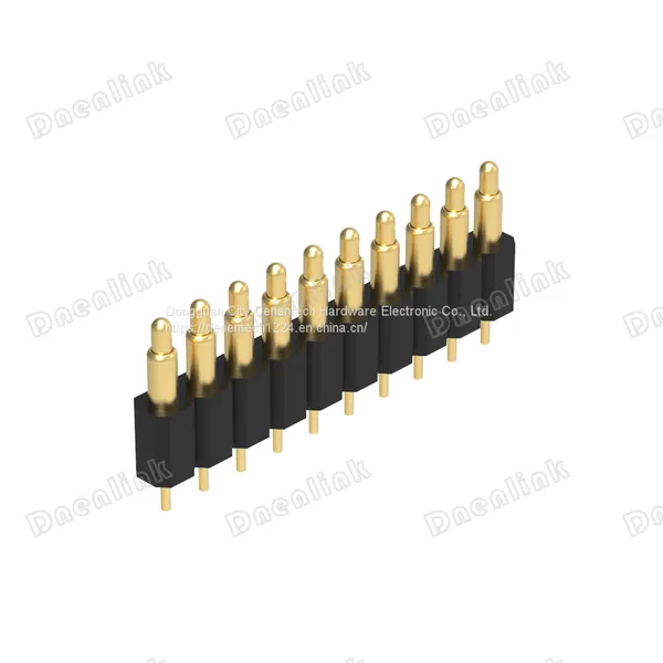Dnenlink 2.54mm Pitch Single Row H4.0mm Straight Male Headert DIP Type PogoPin Header Connector photo-4