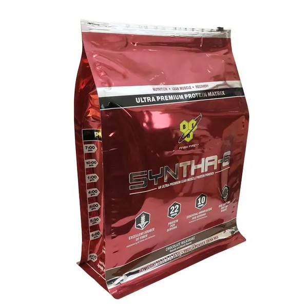 Custom Food Grade Aluminum Foil Stand Up Pouch 500g 1kg 4.54kg 10kg 10lbs Whey Protein Powder Packaging Bag With Zipper photo-2