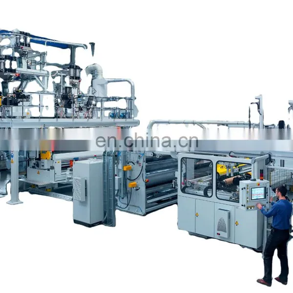 PP Casting Strech Film Extruder Machine Plastic Cast Film Extrusion Machine