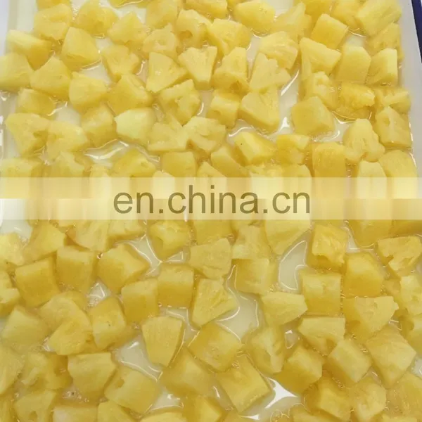 Sinocharm IQF Sweet Pineapple Cut 1/2 Frozen Pineapple Fruit photo-2