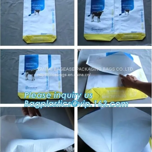 Kraft Paper PP Woven Plastic Cement Valve Bag For 25Kg,kraft Paper Laminated pp Woven Sandwich Bag for Logistic Transport photo-5