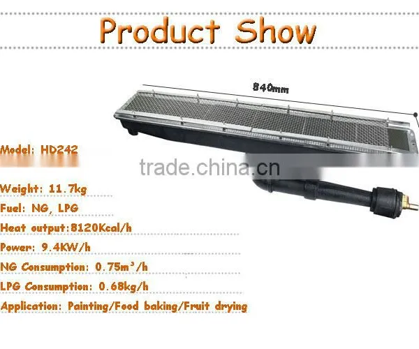 Dry Heating Element Gas Burner for Rubber Glove Machine HD242 photo-6