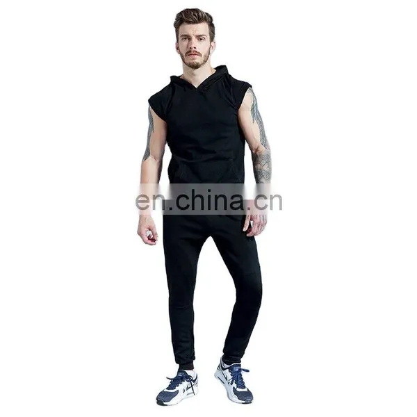 Wholesale No Drawstring Plain Short Sleeve Jumpers Men's Half Zip Hoodies With Hood