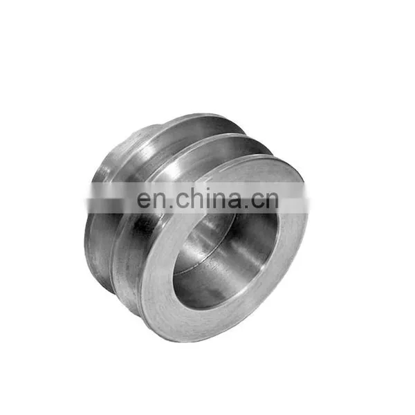 Chinese Supply Oem Stainless Steel Metal Drive Flat Belt Pulley photo-4